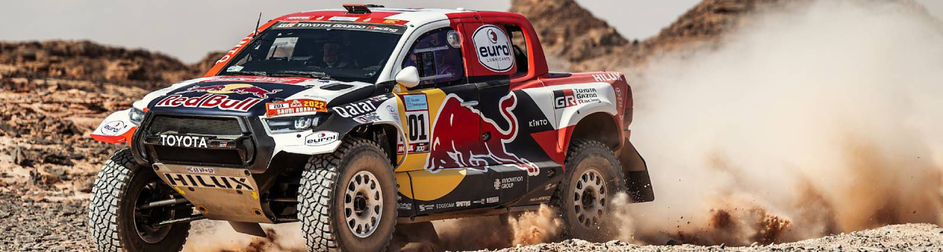 Изображение на странице НАССЕР АЛЬ-АТТИЯ ЗА РУЛЕМ TOYOTA HILUX СТАЛ ПОБЕДИТЕЛЕМ РАЛЛИ-РЕЙДА «ДАКАР-2022» Тойота Центр Брянск